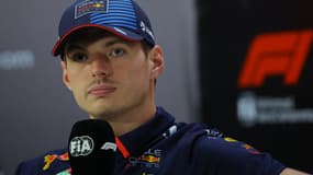 Max Verstappen (Red Bull) en conférence de presse.