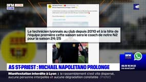 AS Saint-Priest: Michael Napoletano prolonge
