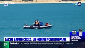 Lac de Sainte-Croix: un homme porté disparu, les recherches continuent