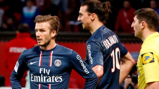 David Beckham, ici sous le maillot du PSG, est le footballeur le mieux payé au monde