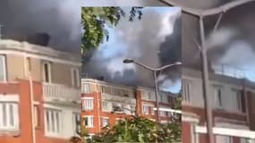 Un incendie s'est déclaré dans un immeuble du 13e arrondissement ce mardi 17 septembre, les pompiers sur place.