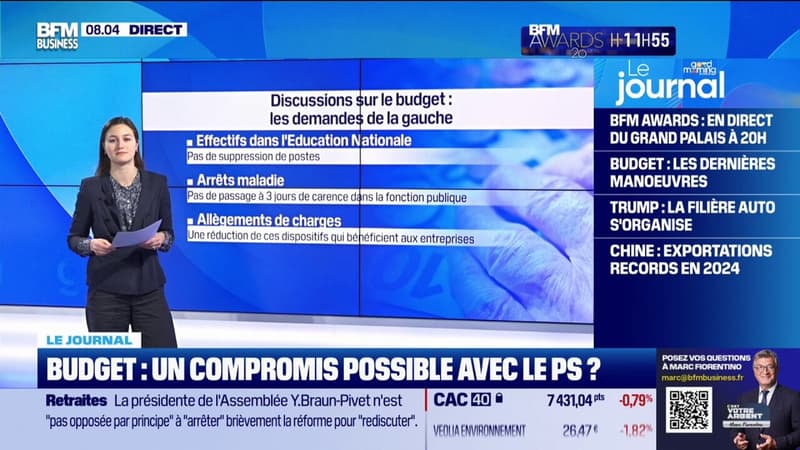 Budget : un compromis possible avec les PS ?