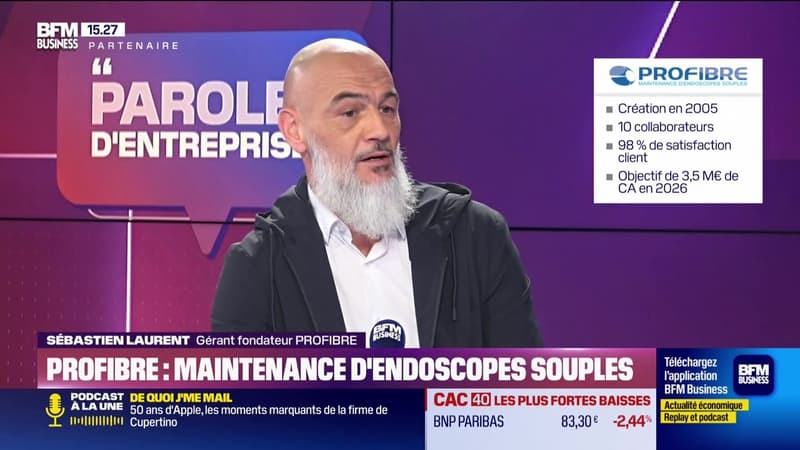 Sébastion Laurent (Profibre) : Profibre, maintenance d'endoscopes souples - 04/04