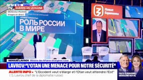 Sergueï Lavrov, chef de la diplomatie russe: "Tout a été fait pour que les théories et pratiques néo-nazies soient incitées [en Ukraine]"