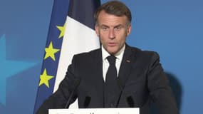 Emmanuel Macron le 23 octobre 2025 à Bruxelles (Belgique).