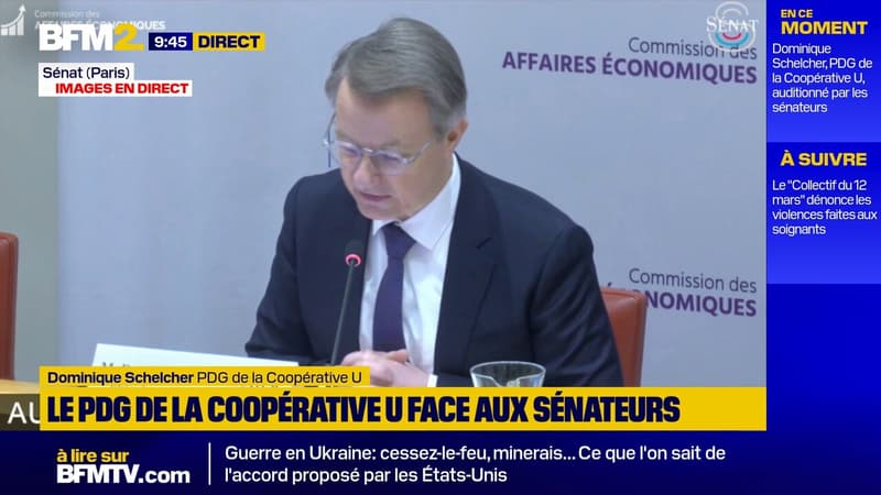 Dominique Schelcher, PDG de la Coopérative U, assure que l'inflation sera 