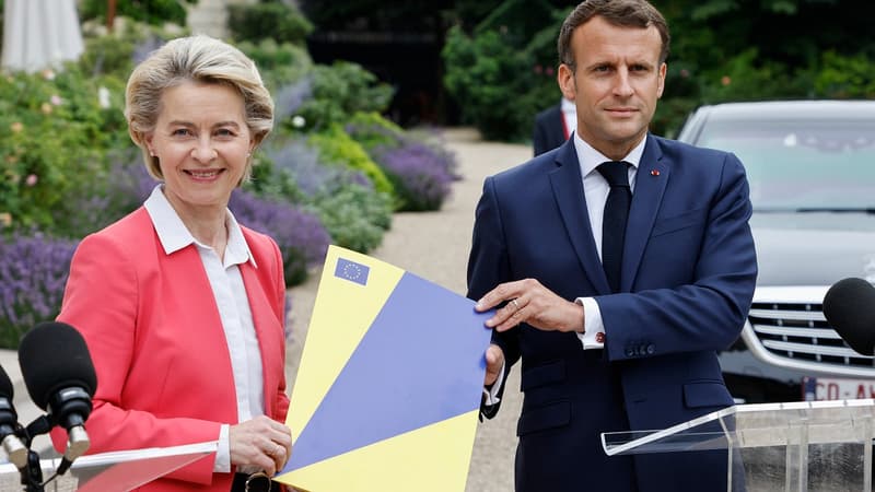 Ursula von der Leyen et Emmanuel Macron
