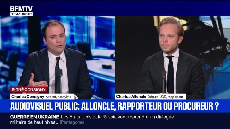 SIGNÉ CONSIGNY - Audiovisuel public : pugilat à la commission d'enquête - 05/02