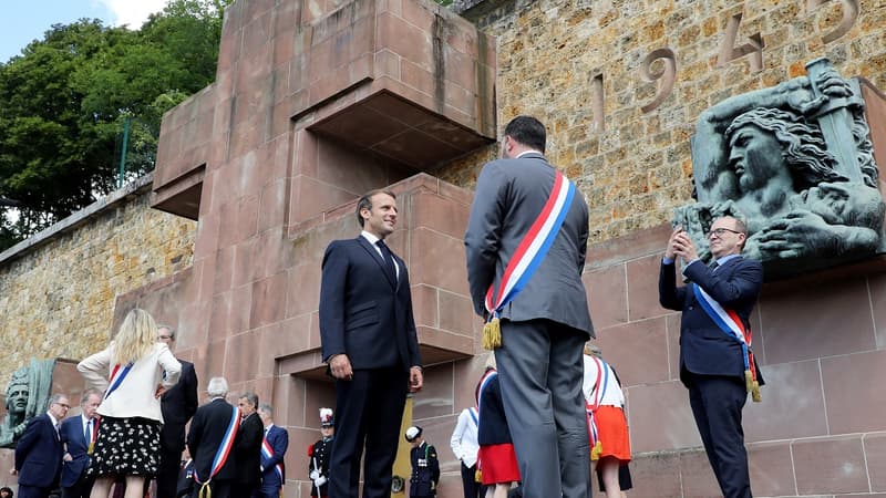 Emmanuel Macron au Mont Valérien