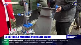 Île-de-France: face aux pannes d'ascenseurs, une chaise pour monter les étages
