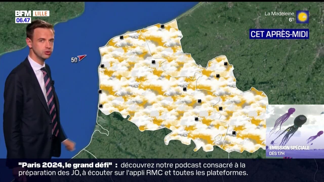 Météo Nord-Pas-de-Calais: des nuages et de possibles averses ce jeudi ...