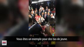 Équipe de France : Le speech de Macron (qui ne tient plus en place) dans le vestiaire 
