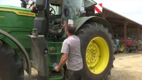 Jean-Sébastien Piazza, agriculteur à Laymont (Gers), le 24 août 2024.
