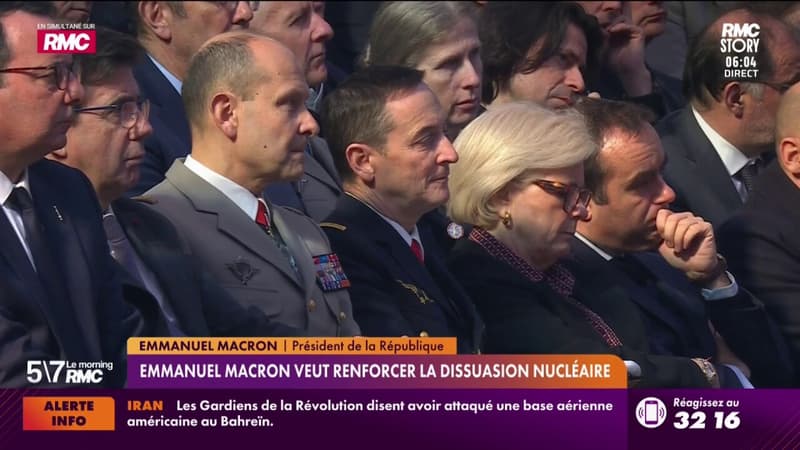 Emmanuel Macron veut renforcer la dissuasion nucléaire