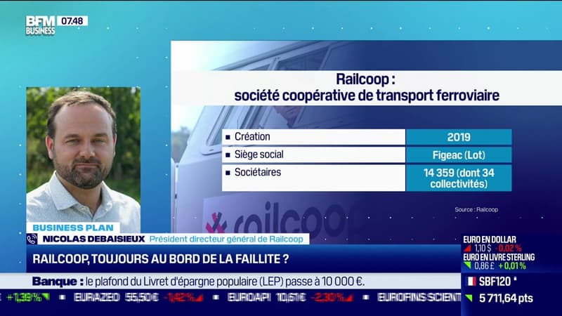 Nicolas Debaisieux (Railcoop) : Railcoop, toujours au bord de la faillite ? - 01/08