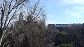 Vue des Buttes-Chaumont, dan le 19e