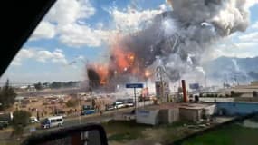 L'explosion a eu lieu au nord de Mexico City, sur un marché de feux d'artifice