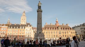La fontaine Grand Place à Lille.