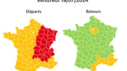 Bison Futé annonce d'importantes difficultés dans le sens des départs. Bison Futé annonce d'importantes difficultés dans le sens des départs.