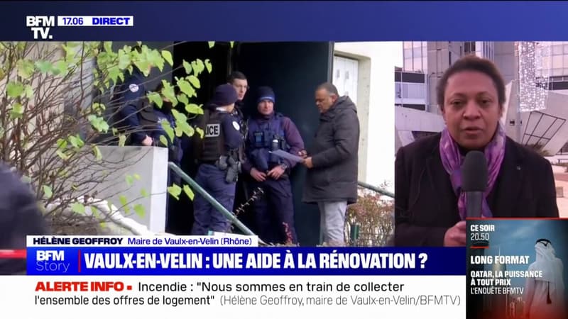 Incendie mortel à Vaulx-en-Velin: "Personne ne se trouvera sans solution", assure Hélène Geoffroy, maire de la commune