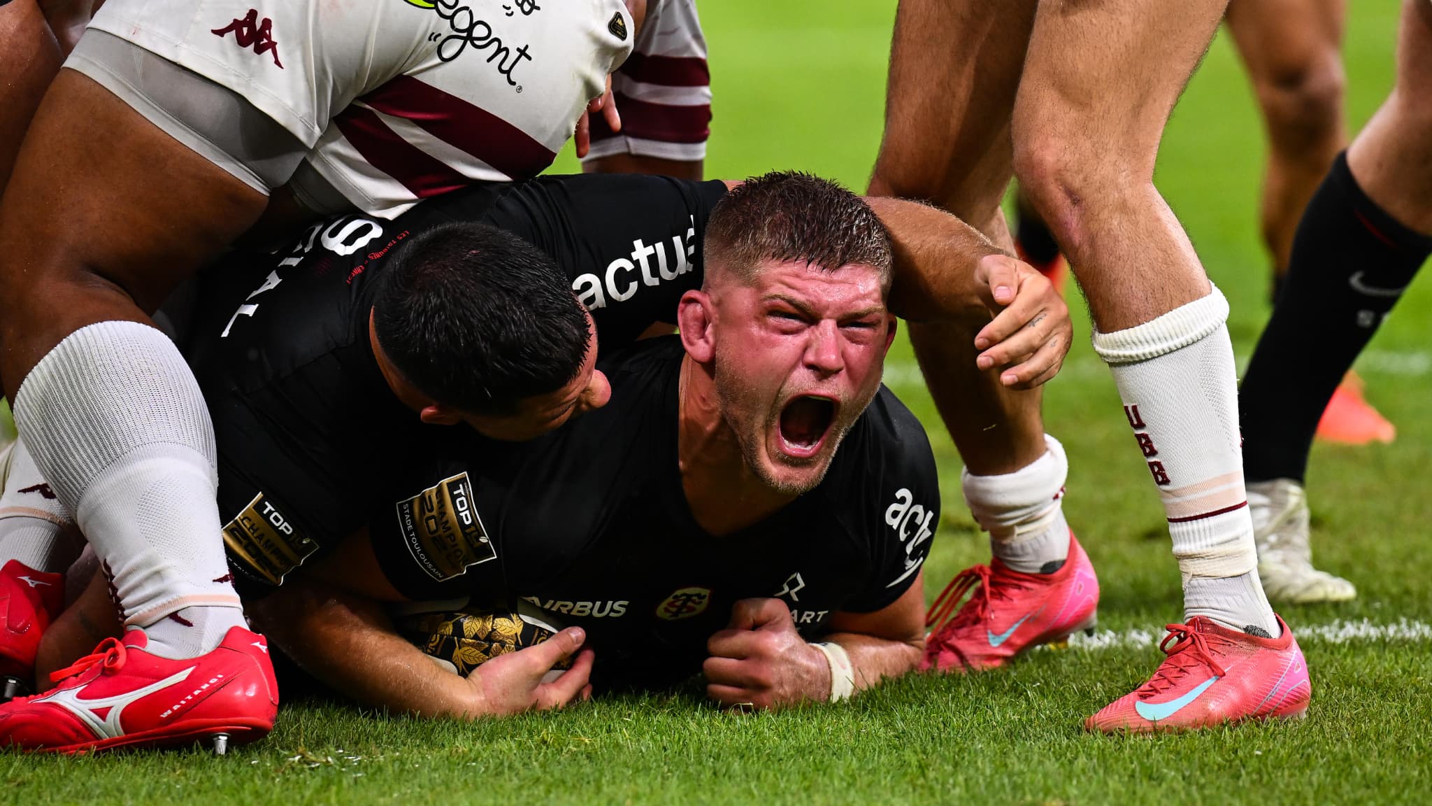 Jack Willis lors de la finale de Top 14, le 29 juin 2025.