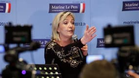 Marine Le Pen tente ce week-end de contrer l'entrée en lice de Nicolas Sarkozy qui lui dispute l'image de candidat du peuple et lui barre pour l'instant la route du second tour de la présidentielle. "Le président des riches, le petit candidat des 'gros',