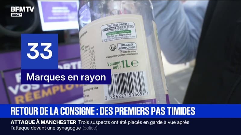 ExpÃ©rimentÃ©e dans 4 rÃ©gions test, la consigne de verre peine Ã  s'installer dans les...