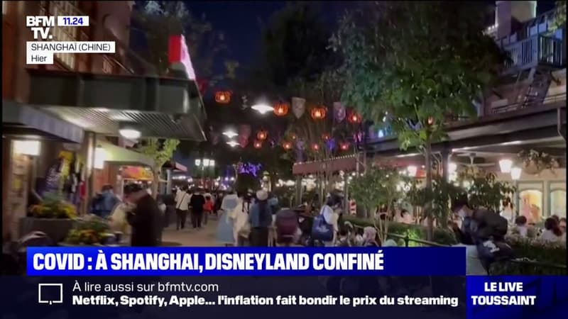Covid-19: des visiteurs confinés à Disneyland Shanghai, interdits de sortir sans test négatif