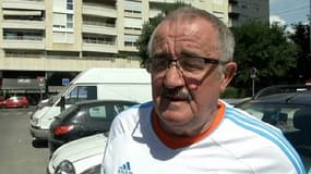 Un supporteur de l'OM ce vendredi.