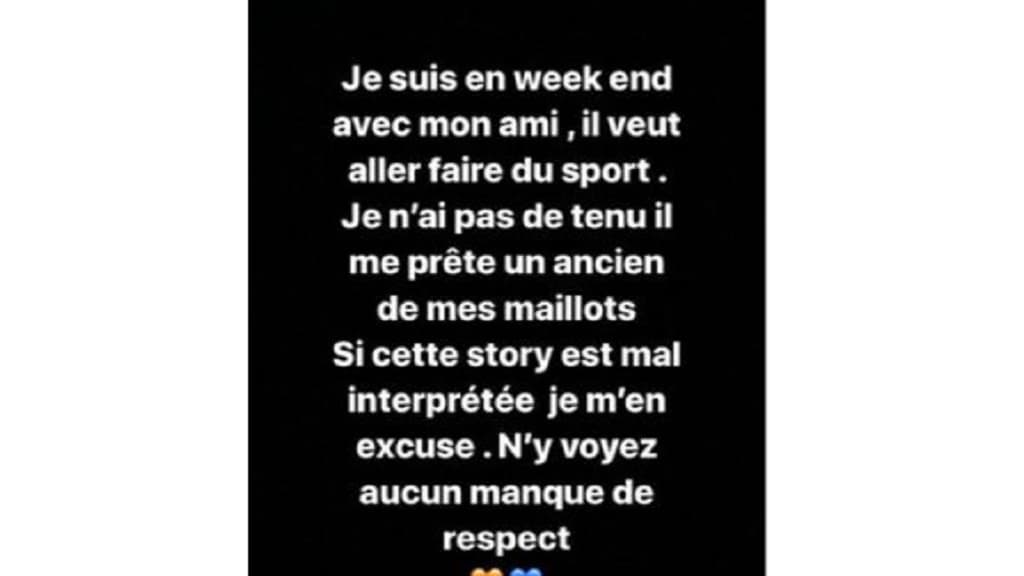 Le message de Jordan Ferri Le message de Jordan Ferri
