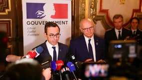 Didier Migaud et Bruno Retailleau le 8 novembre à Marseille