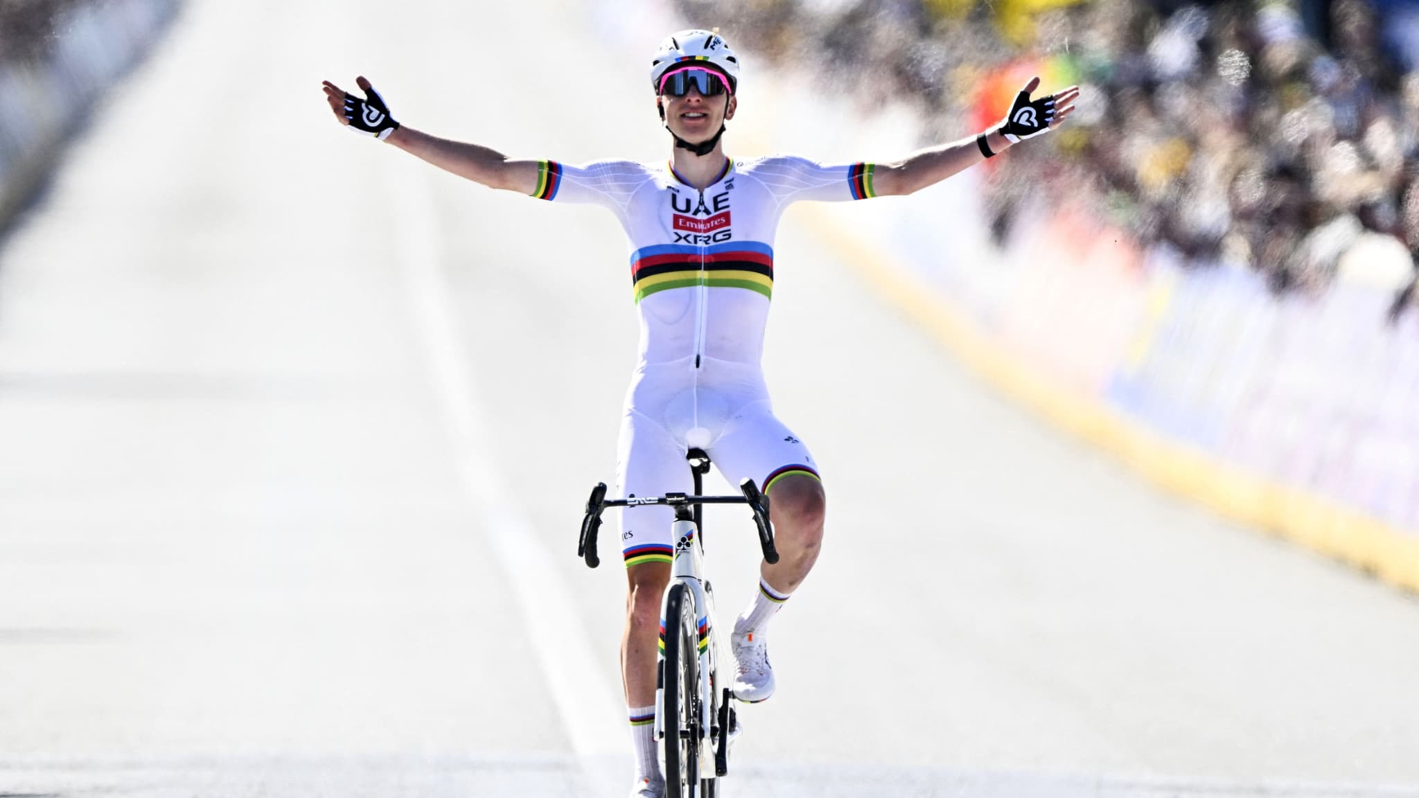 Tadej Pogacar vainqueur du Tour des Flandres 2025, 6 avril 2025