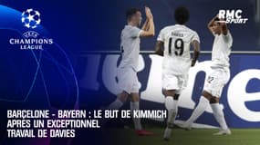 Barcelone - Bayern Munich : le but de Kimmich après un exceptionnel travail de Davies