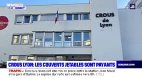 Lyon: les couverts jetables désormais payants au Crous