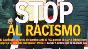 La Une du journal espagnol As