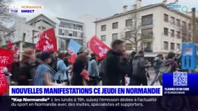 Réforme des retraites: des centaines d'étudiants et de lycées ont manifesté ce jeudi à Rouen