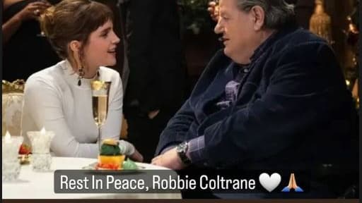 Emma Watson et Robbie Coltrane - Instagram Emma Watson et Robbie Coltrane - Instagram