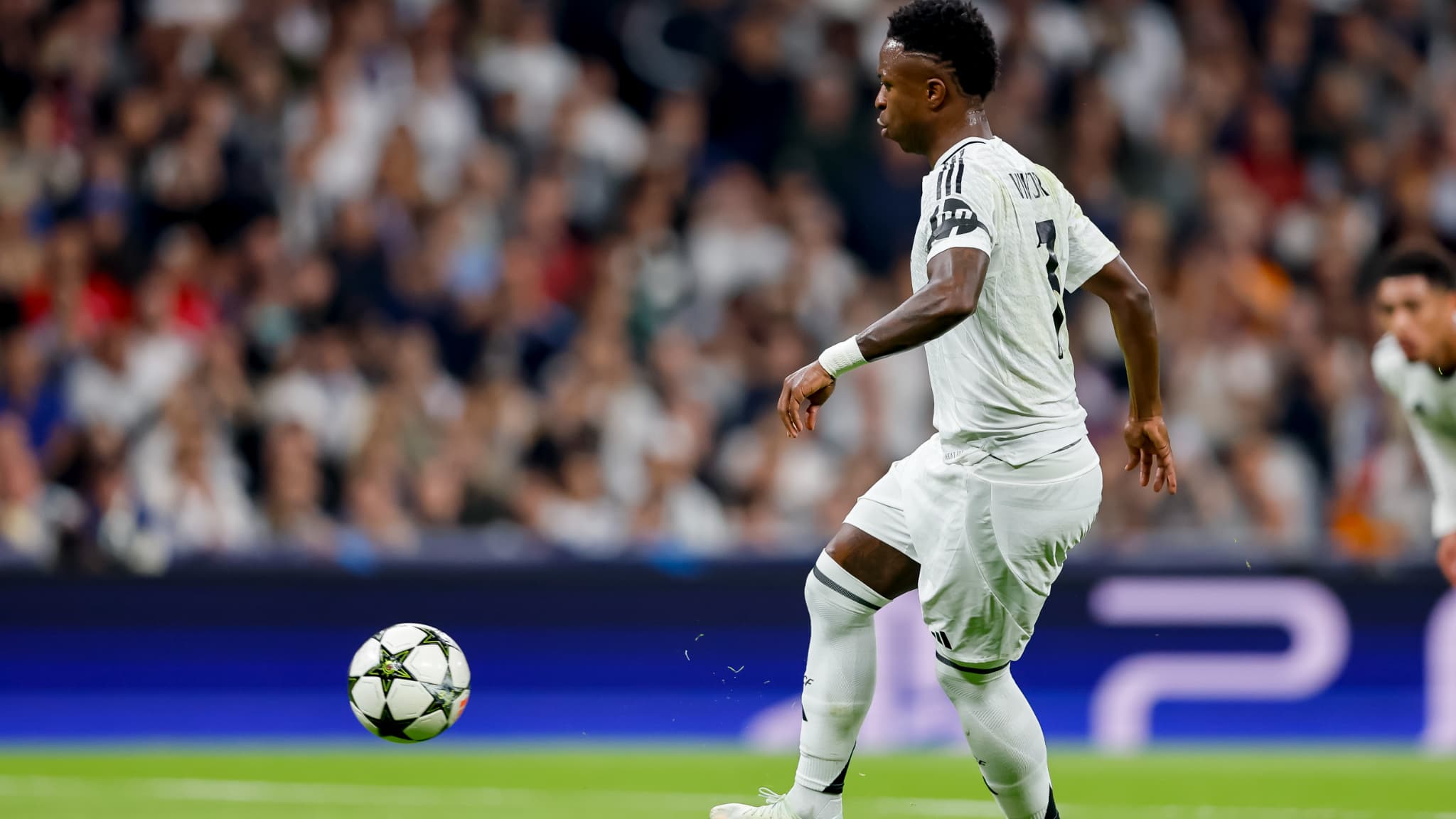 La panenka de Vinicius Jr lors de Real-Milan en Ligue des champions le 5 novembre 2024