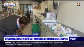 Pharmacies en grève: mobilisation dans le Nord-Pas-de-Calais