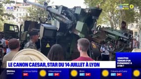 14-Juillet: les Lyonnais découvrent le canon Caesar