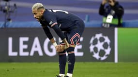 Neymar lors du match face au Real Madrid