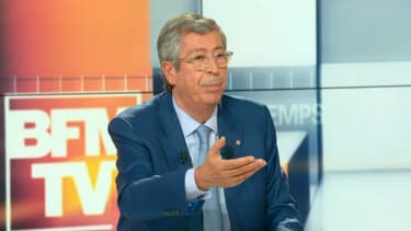 Patrick Balkany, invité sur le plateau de BFMTV le 23 juin 2019.