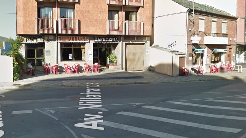 Le restaurant Carmen à Bembibre, où Antonio Rodriguez n'a rien pu faire pour retenir des clients partis sans payer.