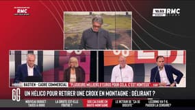 Croix chrétienne retirée au sommet d'une montagne : "Je suis rassuré de voir que les communes ont encore de l'argent", tacle Bastien