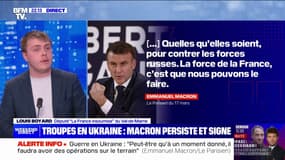 Aide à l'Ukraine: "Il faut qu'Emmanuel Macron arrête de décider contre les Français", affirme Louis Boyard