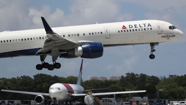 Un avion de la compagnie Delta Air - Image d'illustration