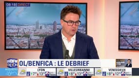 Ligue des champions: le débrief de la victoire de l'OL contre Benfica avec Edward Jay, correspondant RMC Sport