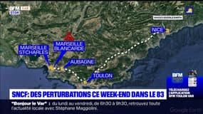 Var: la circulation des trains SNCF perturbée ce week-end