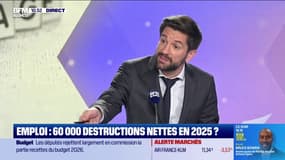 Emploi : 60.000 destructions nettes en 2025 ?