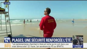 Sur les plages, une sécurité renforcée l'été